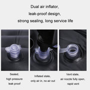 Inflatable Mattress For Car Travel SUV Rear Seat/Trunk, Color: Gray Dual-purpose Square Pier