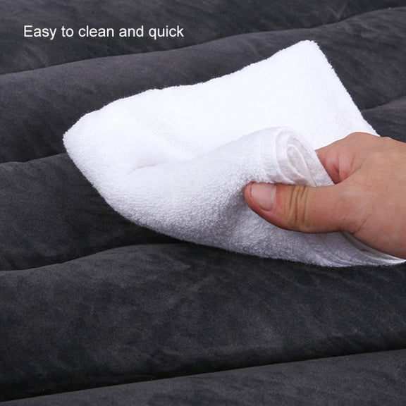 Inflatable Mattress For Car Travel SUV Rear Seat/Trunk, Color: Black