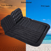 Inflatable Mattress For Car Travel SUV Rear Seat/Trunk, Color: Beige