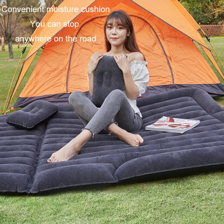 Inflatable Mattress For Car Travel SUV Rear Seat/Trunk, Color: Black Dual-purpose Long Pier