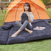 Inflatable Mattress For Car Travel SUV Rear Seat/Trunk, Color: Gray