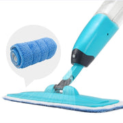 Spray Mop Replacement Pads Reusable Microfiber Floor Mops Refills 14x42cm Gray