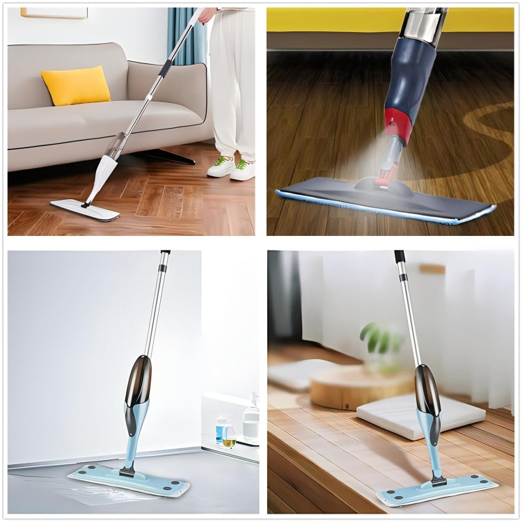 Spray Mop Replacement Pads Reusable Microfiber Floor Mops Refills 14x46cm Blue
