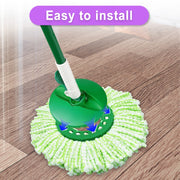 For Libman Tornado Spin Mop Microfiber Mop Pad Replacement Parts(White)