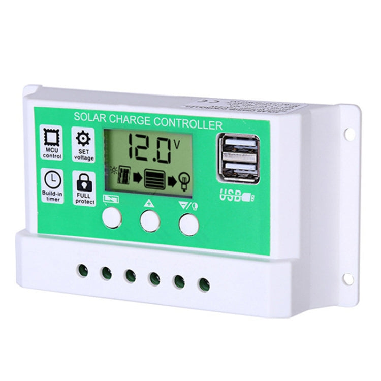 10A 12V PWM Solar Cell Panel Charger Controller Lithium-ion Lead-acid Battery Solar Controller