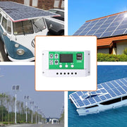60A 12V PWM Solar Cell Panel Charger Controller Lithium-ion Lead-acid Battery Solar Controller