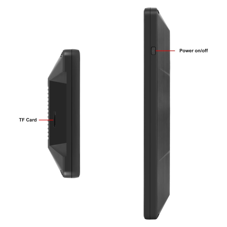 10.36 inch Wired HD 1 Drag 1 Blind Zone Monitor Universal AHD Reversing Kit Right(Standard)