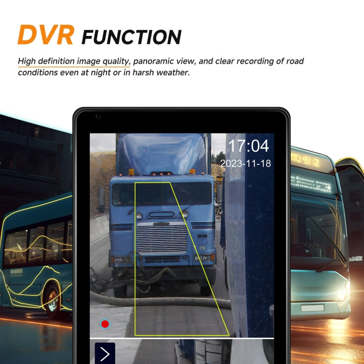 10.36 inch Wired HD 1 Drag 1 Blind Zone Monitor Universal AHD Reversing Kit Left(Standard)