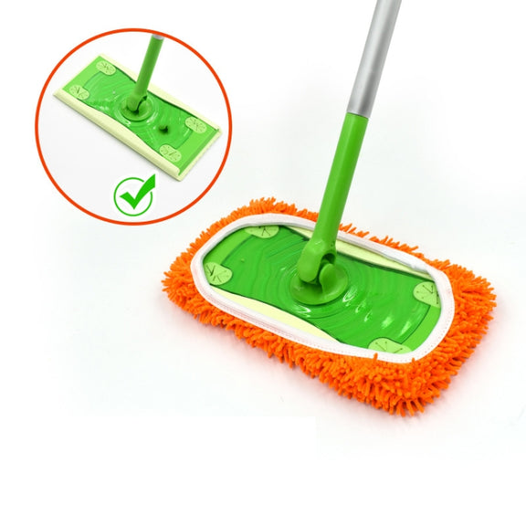 For Swiffer Sweeper and Other 10-inch Flat Mop Replacement Pads Chenille Green
