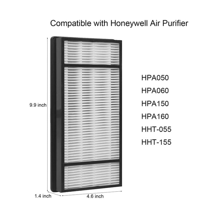 For Honeywell HRF-H1 HRF-H2 HPA050 Air Purifier 2pcs /Pack Filter Replacement Parts - Air Purifiers & Accessories by PMC TechLife | Online Shopping South Africa | PMC TechLife | Buy Now Pay Later Mobicred