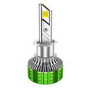 100W LED Double Copper Tube Aluminum Alloy Water-resistant Car Headlight, Bulb: H1