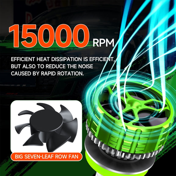 Pair 100W LED Double Copper Tube Aluminum Alloy Water-resistant Car Headlight, Bulb: 9012