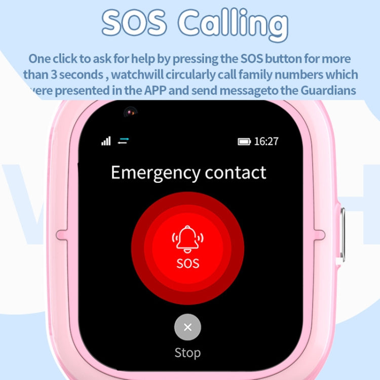 4G Kids Smart Phone Positioning Watch IP67 Waterproof / Video / Voice Calling(Blue) - Smart Watches by PMC TechLife | Online Shopping South Africa | PMC TechLife | Buy Now Pay Later Mobicred