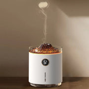 HX127 Mini Volcano Lava Aromatherapy Diffuser Small Household Atmosphere Humidifier, Color: Black