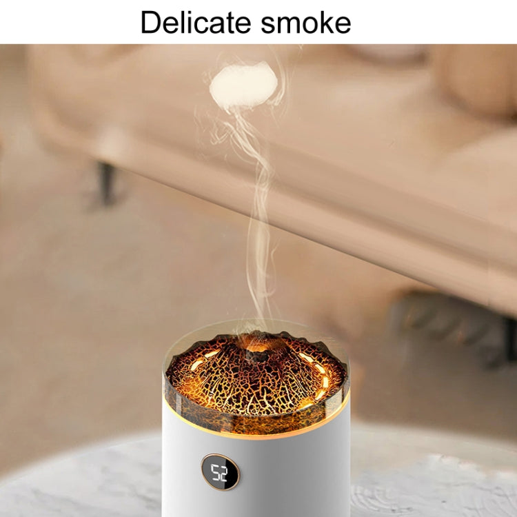HX127 Mini Volcano Lava Aromatherapy Diffuser Small Household Atmosphere Humidifier, Color: White - free shipping - PMC TechLife - Order now!