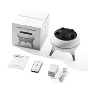 Dynamic Multi-Spray Aromatherapy Diffuser With Colorful Lights Remote Control Humidifier EU Plug(V80 Spit Circle Upgrade Model)