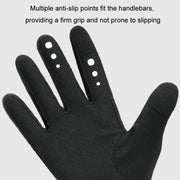 WEST BIKING Cycling Anti-slip Breathable Touch Screen Gloves, Size: L(Black)