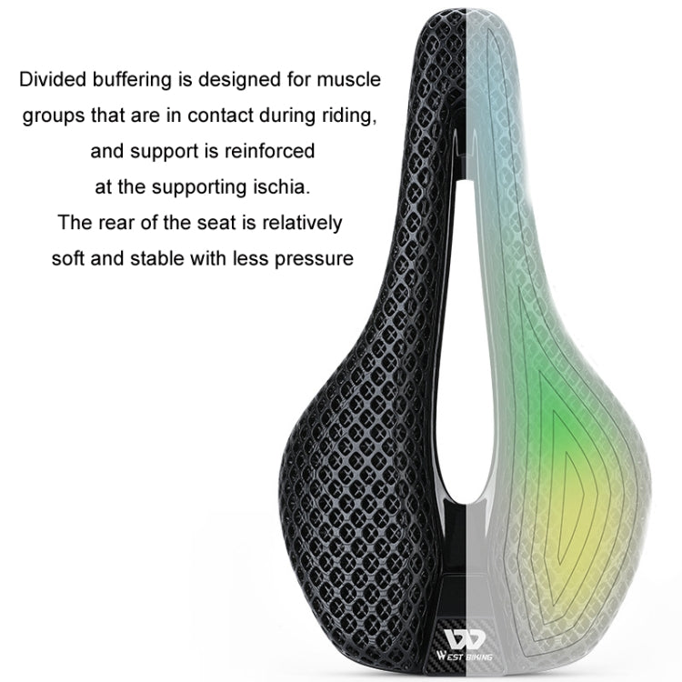 WEST BIKING Road Bicycle Carbon Fiber Ultralight Breathable Seat(Black) - free shipping - PMc TechLife - Order now!