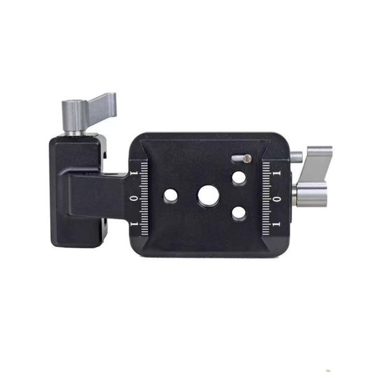 For DJI Ronin RS 3 Pro / RS 3 / RS 2 Vertical Shooting Plate Mount Stabilizer Accessories(Gray) -  by PMC Jewellery | Online Shopping South Africa | PMC Jewellery | Buy Now Pay Later Mobicred