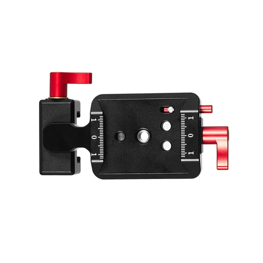 For DJI Ronin RS 3 Pro / RS 3 / RS 2 Vertical Shooting Plate Mount Stabilizer Accessories(Red) - free shipping - PMC Jewellery - Order now!