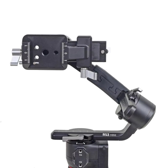 For DJI Ronin RS 3 Pro / RS 3 / RS 2 Vertical Shooting Plate Mount Stabilizer Accessories(Gray)