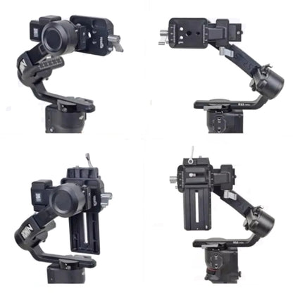 For DJI Ronin RS 3 Pro / RS 3 / RS 2 Vertical Shooting Plate Mount Stabilizer Accessories(Red) - free shipping - PMC Jewellery - Order now!