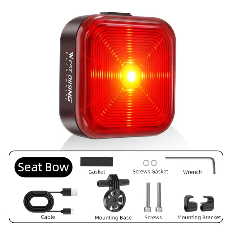 WEST BIKING Bicycle Waterproof High-Brightness Night Riding Warning Taillight(Arm Model) - Headlights by WEST BIKING | Online Shopping South Africa | PMC TechLife | Buy Now Pay Later Mobicred