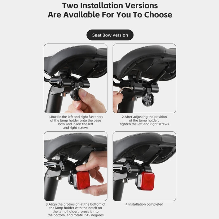 WEST BIKING Bicycle Waterproof High-Brightness Night Riding Warning Taillight(Seat Tube Model) - Headlights by WEST BIKING | Online Shopping South Africa | PMC TechLife | Buy Now Pay Later Mobicred