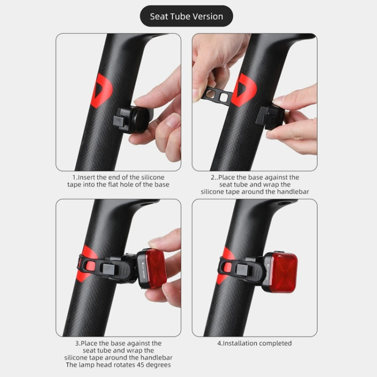 WEST BIKING Bicycle Waterproof High-Brightness Night Riding Warning Taillight(Arm Model) - Headlights by WEST BIKING | Online Shopping South Africa | PMC TechLife | Buy Now Pay Later Mobicred