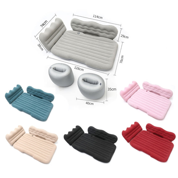 Car Inflatable Bed Multifunctional Outdoor Camping Sleeping Mat, Color: Black