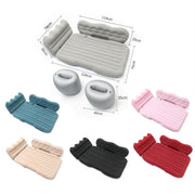Car Inflatable Bed Multifunctional Outdoor Camping Sleeping Mat, Color: Red