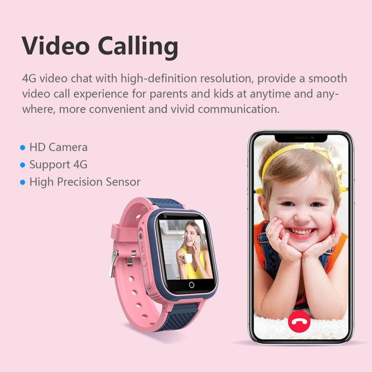 LT21 1.4-Inch 4G Global Full Network IP67 Waterproof WIFI Children Smart Watch(Pink) - Smart Watches by PMC TechLife | Online Shopping South Africa | PMC TechLife | Buy Now Pay Later Mobicred