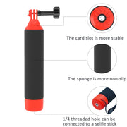 Water Floating Grip with 1/4 Inch Screw and Thread For Action Camera Accessories