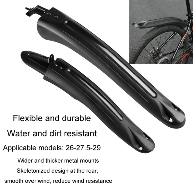 08CY0007 Bike Fenders Set Widen Lengthen Bicycle MTB Front Rear Quick Release Mudguard - Mudguards by PMc TechLife | Online Shopping South Africa | PMc TechLife | Buy Now Pay Later Mobicred