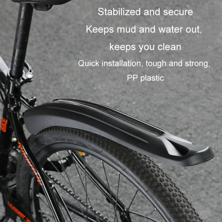 08CY0007 Bike Fenders Set Widen Lengthen Bicycle MTB Front Rear Quick Release Mudguard - Mudguards by PMc TechLife | Online Shopping South Africa | PMc TechLife | Buy Now Pay Later Mobicred