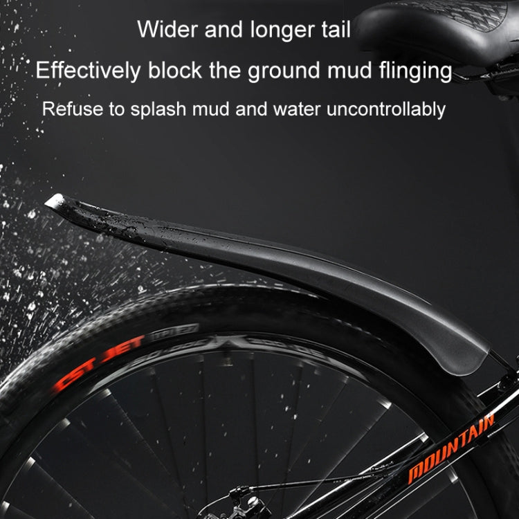 08CY0007 Bike Fenders Set Widen Lengthen Bicycle MTB Front Rear Quick Release Mudguard - Mudguards by PMc TechLife | Online Shopping South Africa | PMc TechLife | Buy Now Pay Later Mobicred