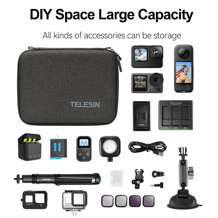 TELESIN Sports Camera Accessories Storage Bag For GoPro HERO / DJI Action / Insta360 etc. - free shipping - PMC Jewellery - Order now!