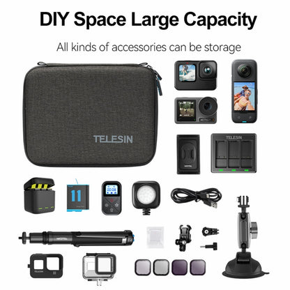 TELESIN Sports Camera Accessories Storage Bag For GoPro HERO / DJI Action / Insta360 etc. - free shipping - PMC Jewellery - Order now!