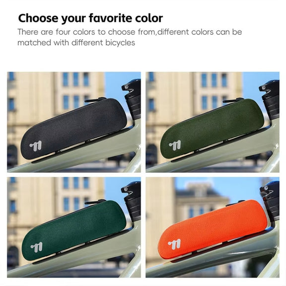 WEST BIKING Bicycle Front Beam Bag Cycling Hanging Bag(Dark Green)