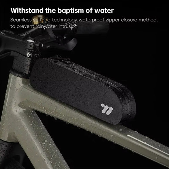 WEST BIKING Bicycle Front Beam Bag Cycling Hanging Bag(Black)