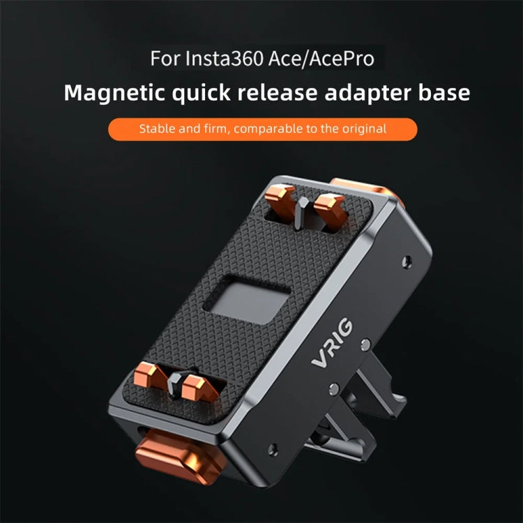 VRIG Magnetic Quick Release Adapter for Insta360 Ace / Ace Pro, Spec: Base