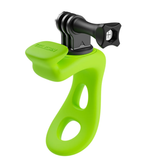 TELESIN Action Camera Mount Silicone Adjustable Mini Flexible Bracket For GoPro HERO / Insta360 / DJI Action Camera(Green) - free shipping - PMC Jewellery - Order now!