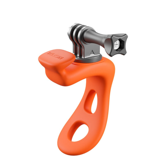 TELESIN Action Camera Mount Silicone Adjustable Mini Flexible Bracket For GoPro HERO / Insta360 / DJI Action Camera(Orange) - free shipping - PMC Jewellery - Order now!