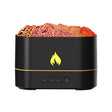 HX853B USB Plug-In Colorful Flame Lighting Effect Aromatherapy Humidifier(Black) - Air Purifiers & Accessories by PMc TechLife | Online Shopping South Africa | PMc TechLife | Buy Now Pay Later Mobicred
