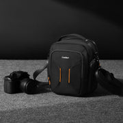 Cwatcun D140 Shoulder Crossbody Camera Storage Bag Shockproof Dropproof Leisure Outdoor Small Bag, Color: Small Black