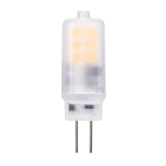 G4 AC/DC12V 3W Flicker-free Replacement LED Halogen Lamp Beads, Light Color: Warm White(Milky White Cover)