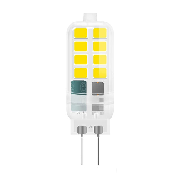G4 AC/DC12V 3W Flicker-free Replacement LED Halogen Lamp Beads, Light Color: Natural White(Transparent Cover)