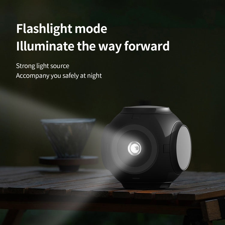 HX123 Handheld Folding Flashlight Camping Light Portable Outdoor Wireless Atmosphere Light(Gray) - Camping Lighting by PMc TechLife | Online Shopping South Africa | PMc TechLife | Buy Now Pay Later Mobicred
