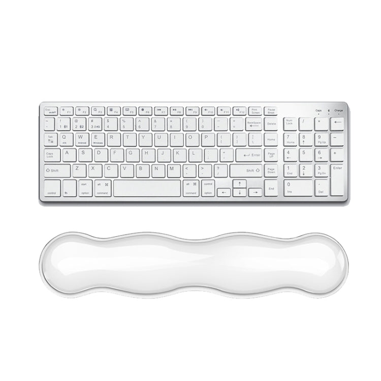 Cool Silicone Keyboard Wrist Rest Mouse Pad Relieve Wrist Fatigue, Spec: Large Transparent - Mouse Pads by PMC TechLife | Online Shopping South Africa | PMC TechLife | Buy Now Pay Later Mobicred