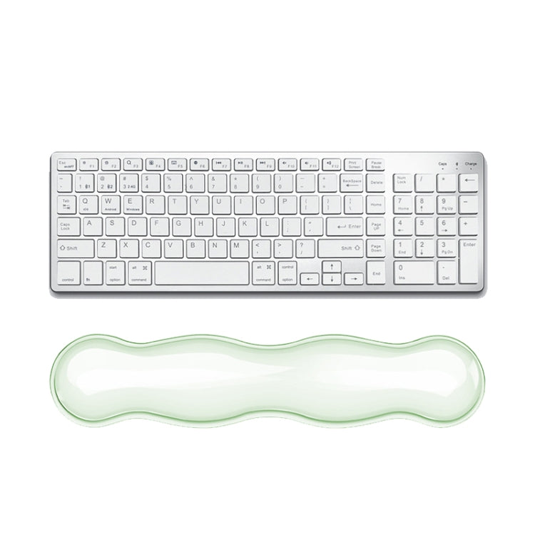 Cool Silicone Keyboard Wrist Rest Mouse Pad Relieve Wrist Fatigue, Spec: Large Green - free shipping - PMC TechLife - Order now!